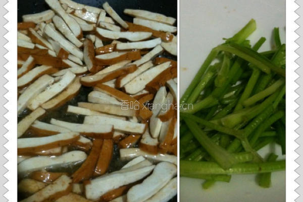 香干肉丝的做法图解2