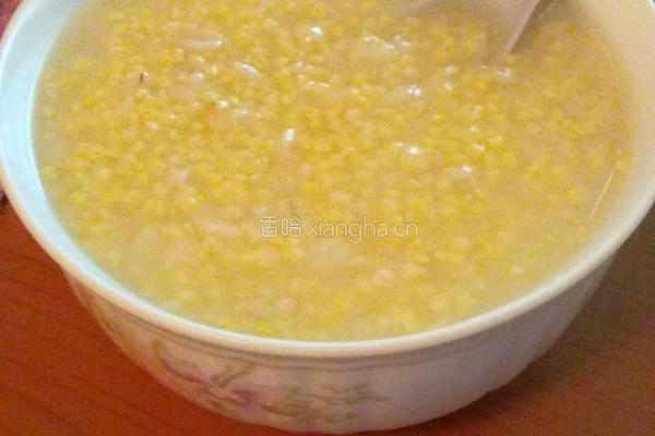 煮小米麦片粥☆的做法图解4