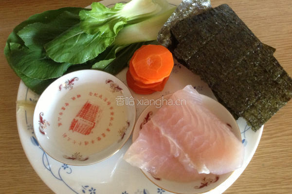 海苔鱼饼的做法图解1