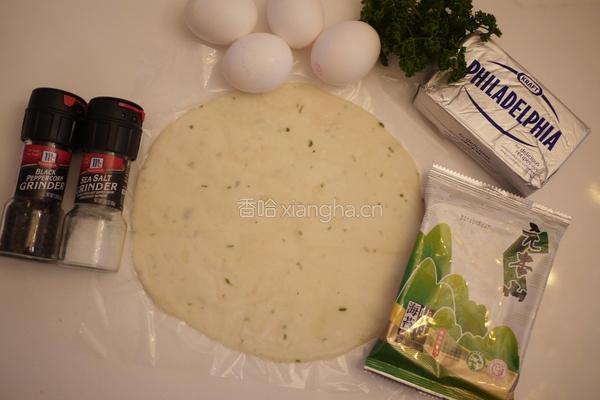 海苔起司蛋饼卷的做法图解1
