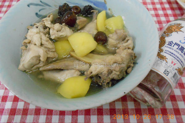 苹果红枣鸡汤