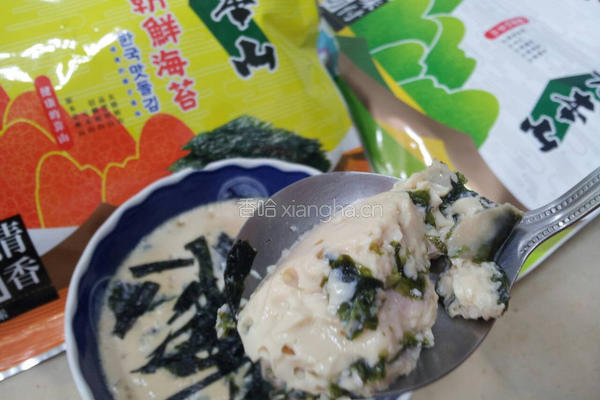 海苔蒸蛋的做法图解8