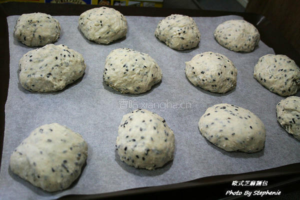 欧式芝麻面包的做法图解4