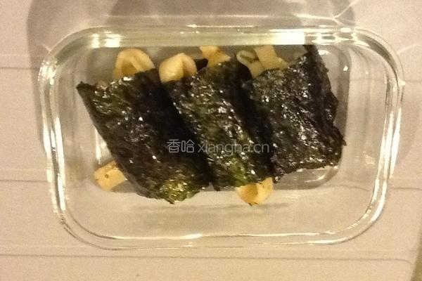板条麻油海苔卷的做法图解4