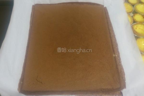 长颈鹿纹蛋糕卷的做法图解3