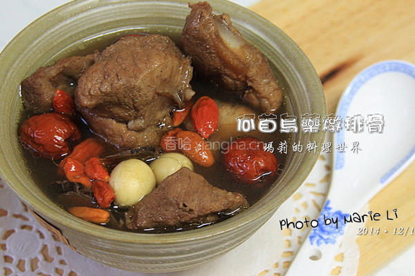何首乌药炖排骨的做法图解4
