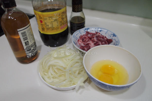 料理日式猪肉丼饭的做法图解4