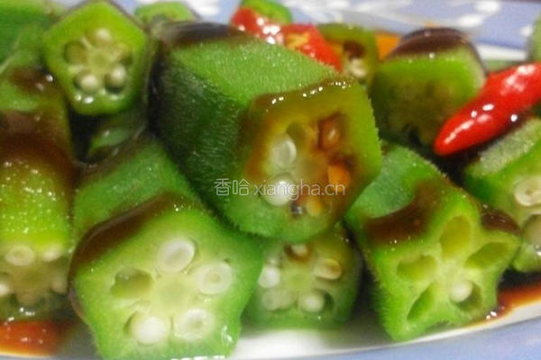 蚝油秋葵的做法图解1