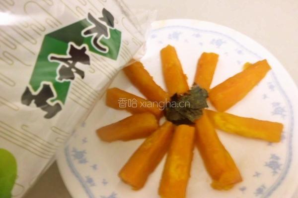 海苔拔丝地瓜的做法图解7