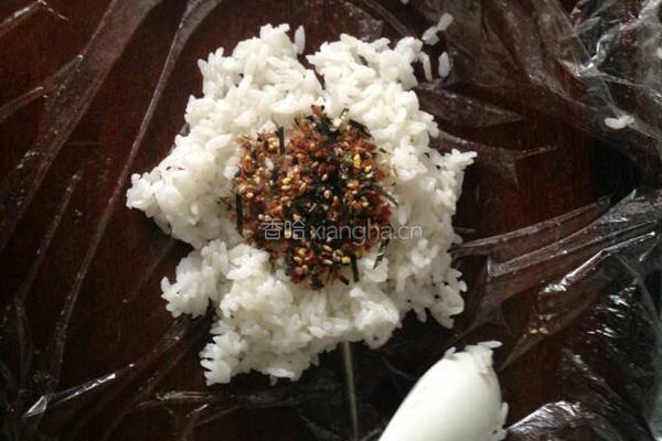 ️烤小熊饭团的做法图解2