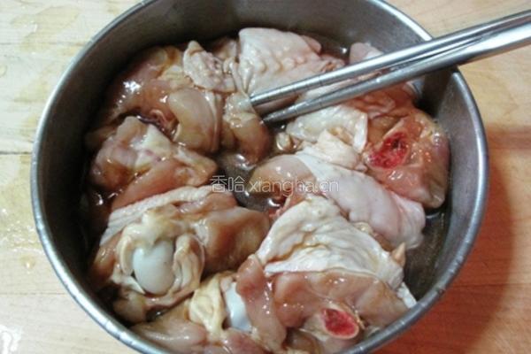 甜椒薯仔鸡翼的做法图解2