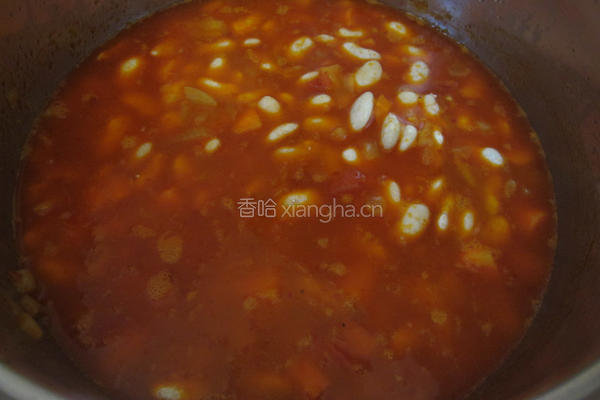 橄榄油茄汁白凤豆的做法图解4