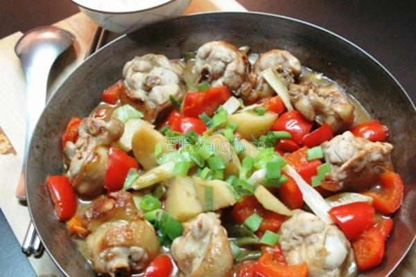 甜椒薯仔鸡翼的做法图解9