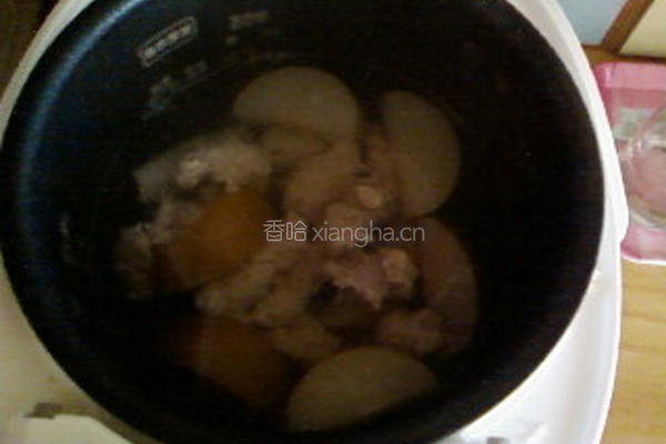 清炖雪梨肉焿汤的做法图解5