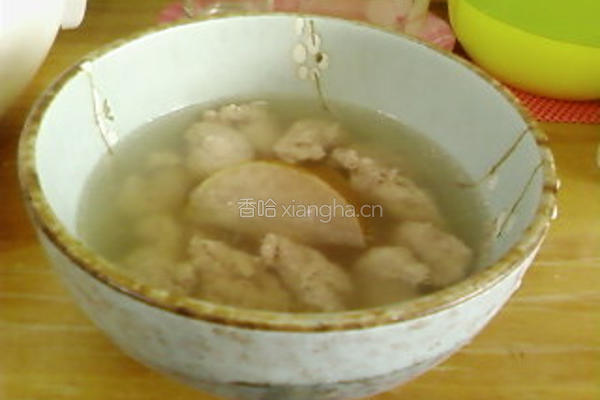 清炖雪梨肉焿汤的做法图解6