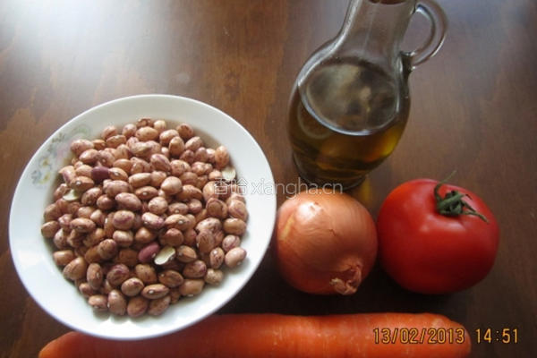 橄榄油茄汁白凤豆的做法图解7