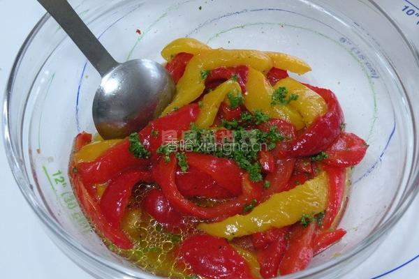 果香风味烤甜椒的做法图解5