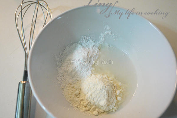 樱花虾海苔煎饼的做法图解2