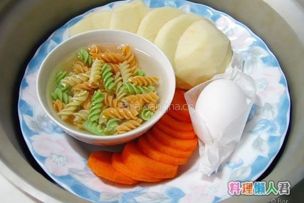 风通心面沙拉便当的做法图解2