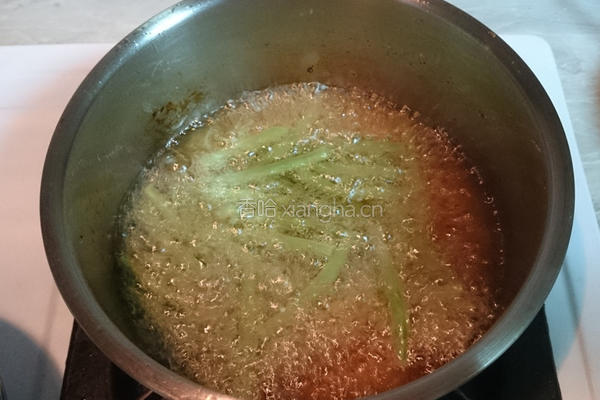 干煸四季豆的做法图解2