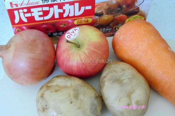 宝宝咖哩饭饭的做法图解1