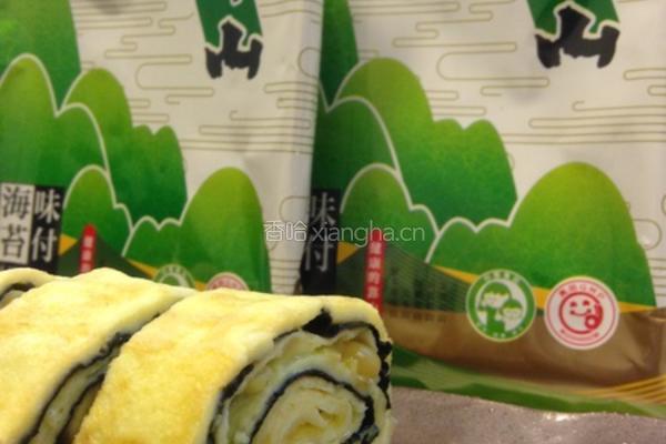 玉米芝士海苔蛋卷的做法图解5