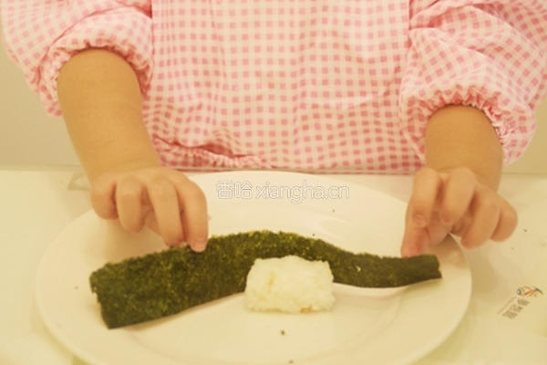 海苔寿司便当的做法图解3