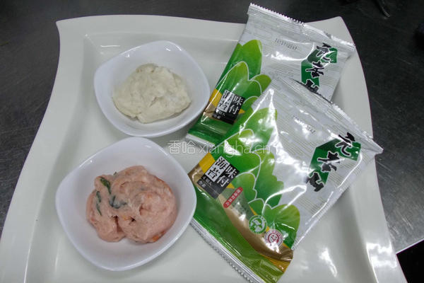 海苔月亮虾饼的做法图解1