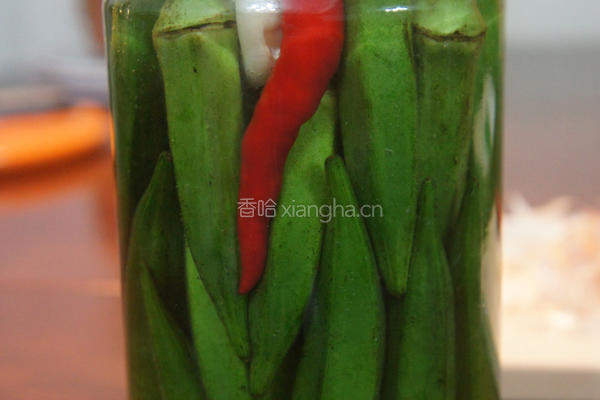 秋葵泡菜的做法图解4