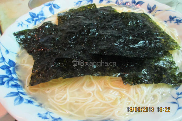 海苔面线汤的做法图解7