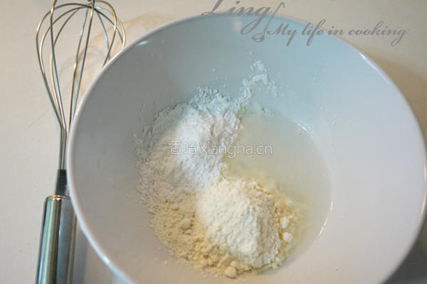 樱花虾海苔煎饼的做法图解2