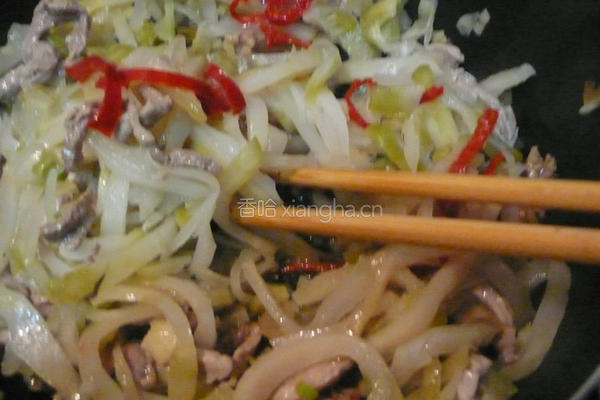 榨菜肉丝的做法图解2