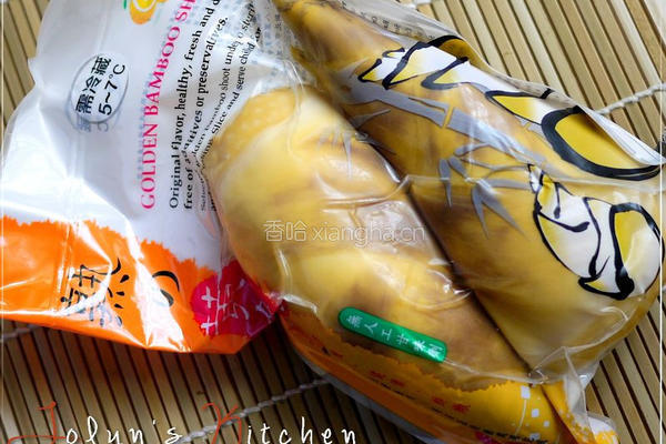 田园鲜笋沙拉卷的做法图解3