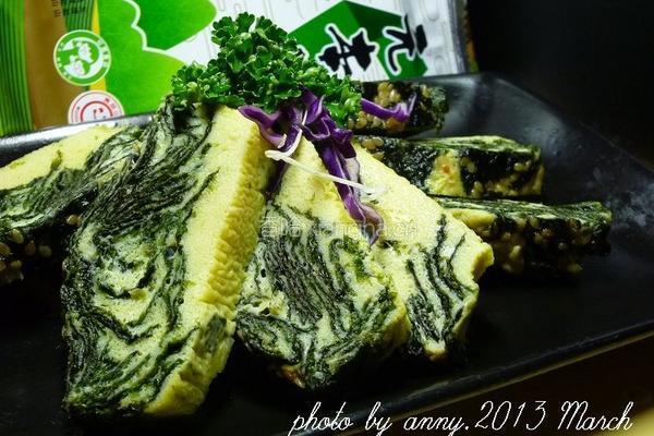 芝麻海苔蒸蛋的做法图解6