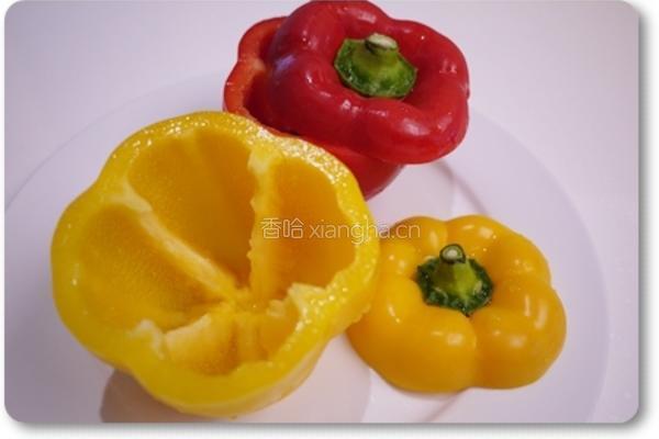 焗烤甜椒的做法图解1