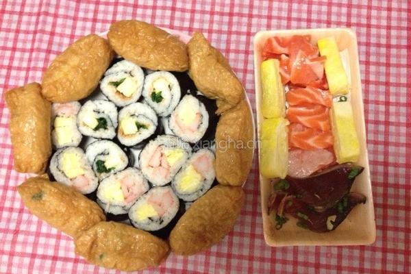 蟹肉寿司的做法图解2