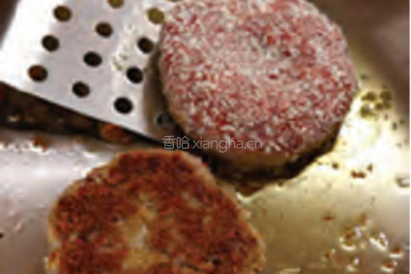 罗勒酱汁汉堡排的做法图解7