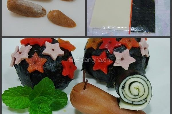 元本山海苔蜗牛的做法图解4