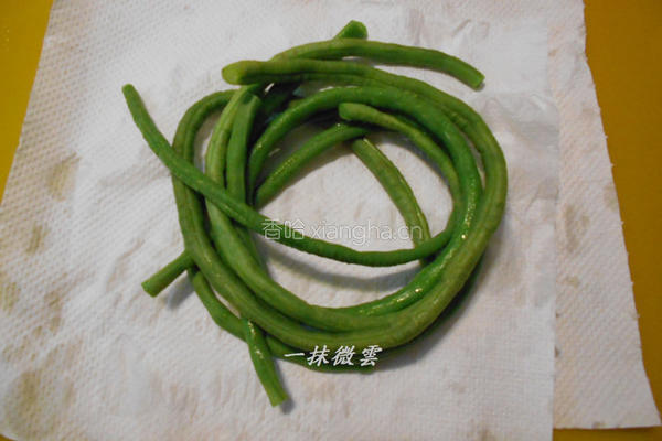 四季豆海苔卷的做法图解4