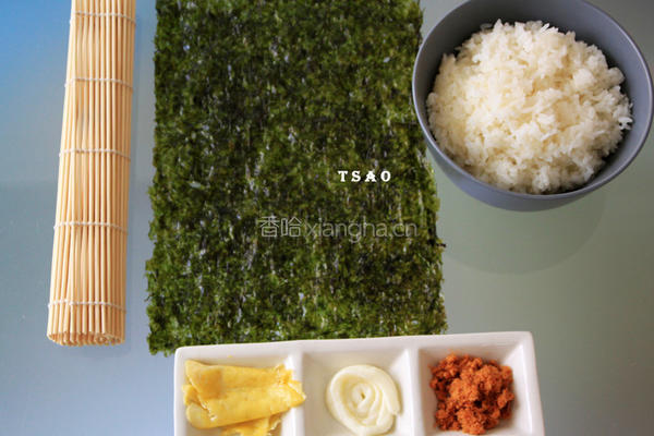 海苔饭卷的做法图解1