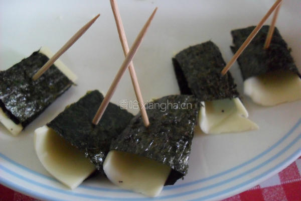 海苔黑金砖的做法图解4