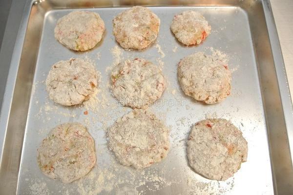 香酥蟹肉饼的做法图解3
