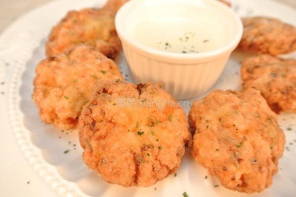 香酥蟹肉饼的做法图解5