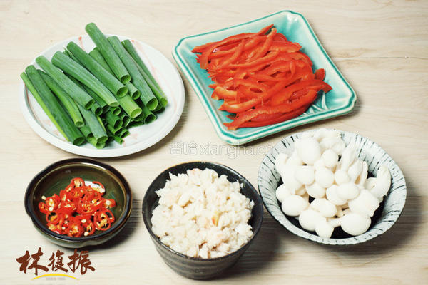 韩风蟹肉葱煎饼的做法图解2