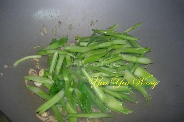 清炒芥蓝菜的做法图解3