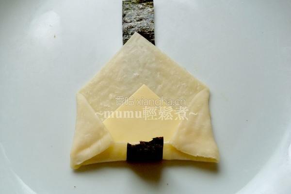 爆浆起司海苔烧的做法图解4