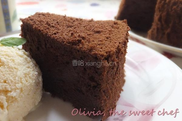 巧克力戚风蛋糕