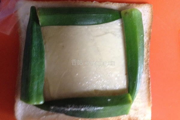 秋葵烤蛋吐司的做法图解2