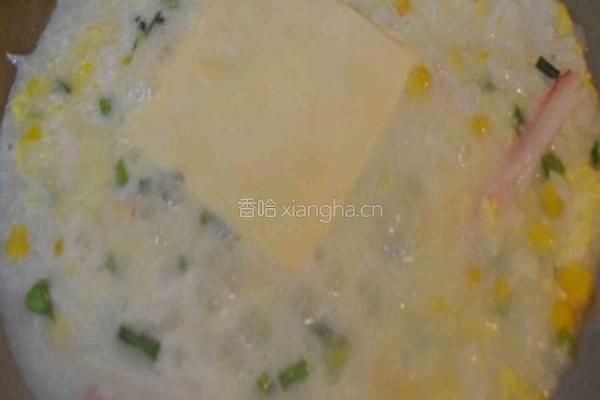 起司蟹肉粥的做法图解5