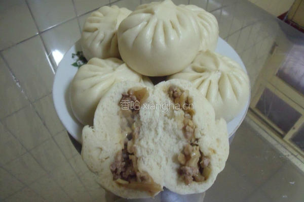 榨菜肉包的做法图解6